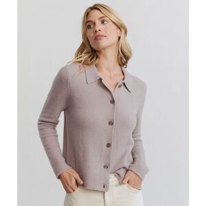 Jenni Kayne Murphy cashmere cardigan Mauve small